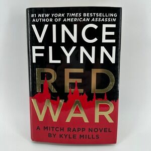 Vince Flynn Kyle Mills Red War Mitch Rapp Novel Hardcover Political Thriller